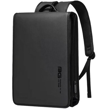 Bange Wasserdichter Rucksack, Laptoptasche, 14 Zoll, Stadtreise, 39,5 x 29,5 x 8 cm, für Arbeit, Schule, Flugzeug, Herren, Damen, schmal, Schwarz