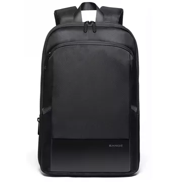 Bange Wasserdichter Rucksack, Laptoptasche, 17 Zoll, Reise, erweiterbar, 49 x 33 x 6 cm, für Arbeit, Schule, Flugzeug, Herren, Damen, Schwarz