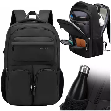 Bange wasserdichter Rucksack, Laptoptasche 15,6 Zoll, für Arbeit, Schule, Flugzeug, 47 x 30,5 x 17 cm, Herren, Damen