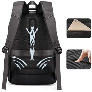 Bange wasserdichter Rucksack, Laptoptasche 15,6 Zoll, für Arbeit, Schule, Flugzeug, 47 x 30,5 x 17 cm, Herren, Damen