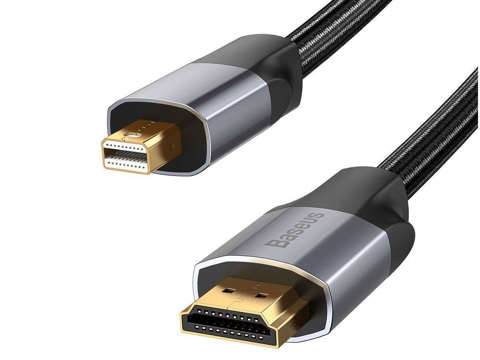 Baseus Adapterkabel Mini DisplayPort auf DisplayPort 4K 3m grau