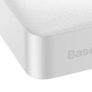 Baseus Bipow 20000mAh Powerbank, 2xUSB, USB-C, 15W (weiß)