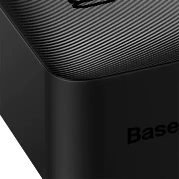 Baseus Bipow 30000mAh Powerbank, 2xUSB, USB-C, 15W (schwarz)
