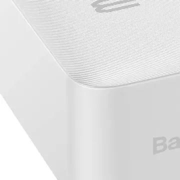 Baseus Bipow 30000mAh Powerbank, 2xUSB, USB-C, 15W (weiß)