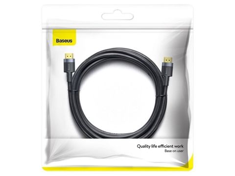 Baseus Cafule HDMI 2.0 Kabel 4K FULL HD 3D 3m Schwarz und Grau