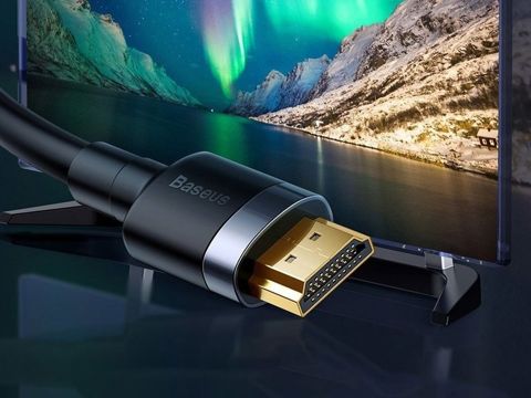 Baseus Cafule HDMI 2.0 Kabel 4K FULL HD 3D 3m Schwarz und Grau