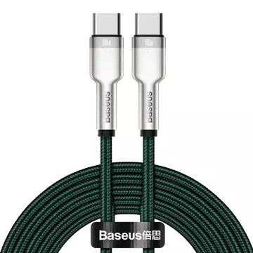 Baseus Cafule USB-C auf USB-C Kabel, 100W, 2m (grün)