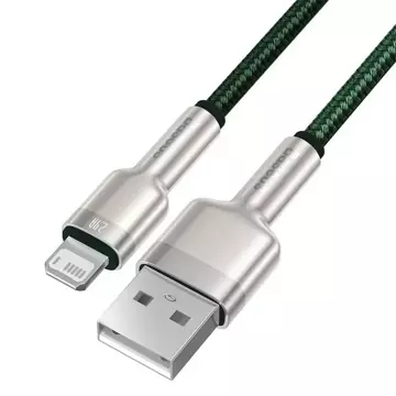 Baseus Cafule USB-auf-Lightning-Kabel, 2,4 A, 1 m (grün)