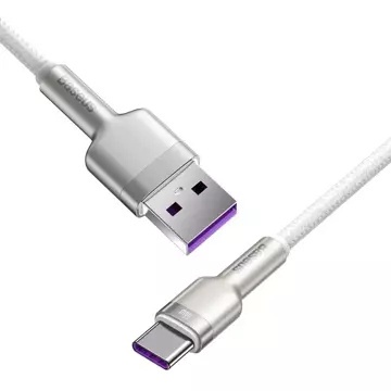 Baseus Cafule USB-auf-USB-C-Kabel, 66 W, 2 m (weiß)