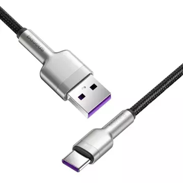 Baseus Cafule USB-zu-USB-C-Kabel, 66 W, 0,25 m (schwarz)