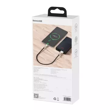 Baseus Cafule USB-zu-USB-C-Kabel, 66 W, 0,25 m (schwarz)