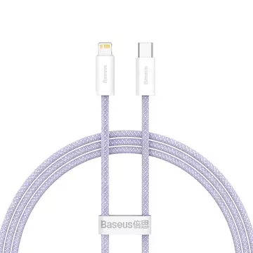 Baseus Dynamic 2 Series Schnellladekabel USB-C - Lightning 20W 480Mbps 1m lila