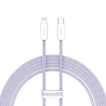 Baseus Dynamic 2 Series Schnellladekabel USB-C - Lightning 20W 480Mbps 2m lila