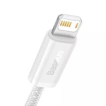 Baseus Dynamisches USB-zu-Lightning-Kabel, 2,4 A, 1 m (weiß)