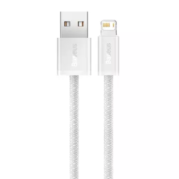 Baseus Dynamisches USB-zu-Lightning-Kabel, 2,4 A, 1 m (weiß)