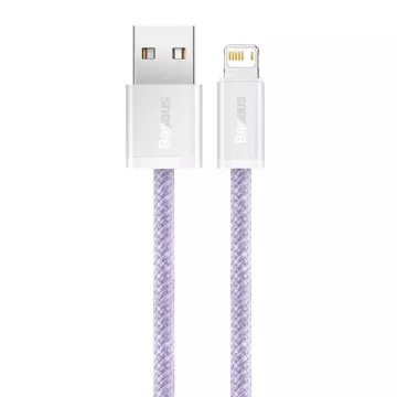 Baseus Dynamisches USB-zu-Lightning-Kabel, 2,4 A, 2 m (Lila)