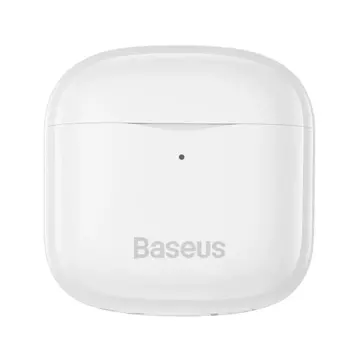 Baseus E3 Wireless Bluetooth 5.0 TWS Kopfhörer In-Ear Wasserdicht IP64 Weiß (NGTW080002)