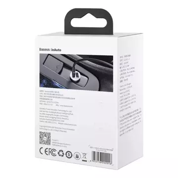 Baseus Grain Pro Autoladegerät 2x USB 4,8 A weiß (CCALLP-02)