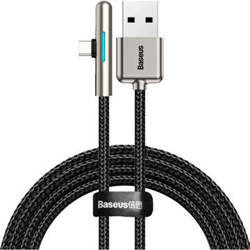 Baseus Iridescent, Huawei SuperCharge, 40 W, 1 m (schwarz) Flachkabel USB zu USB-C