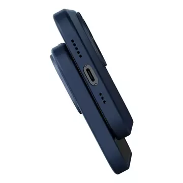 Baseus Liquid Silica Schutzhülle Set Magnethülle und gehärtetes Glas für iPhone 14 Plus (Blau)