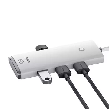Baseus Lite Series USB 4-in-1 Hub für 4x USB 3.0 1m (weiß)