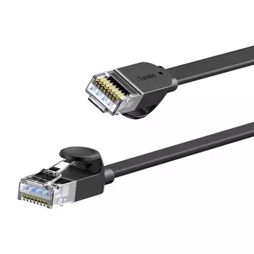 Baseus Speed ​​Six Netzwerkkabel RJ45 1000Mbps 2m schwarz (WKJS000101)