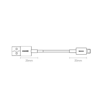 Baseus Superior Kabel USB - Lightning 2,4A 2 m Niebieski (CALYS-C03)