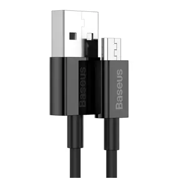 Baseus Superior Kabel USB - Micro USB zum Schnellladen 2A 1m schwarz (CAMYS-01)