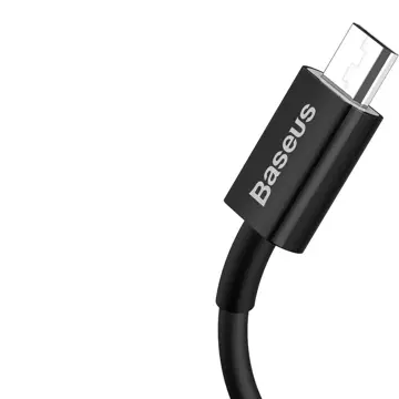 Baseus Superior Kabel USB - Micro USB zum Schnellladen 2A 1m schwarz (CAMYS-01)