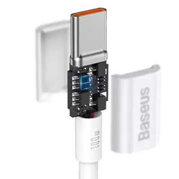 Baseus Superior Kabel USB Typ C - USB Typ C Schnellladung Quick Charge / Power Delivery / FCP 100W 5A 20V 1m weiß (CATYS-B02)