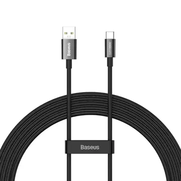 Baseus Superior Series SUPERVOOC USB-A auf USB-C Kabel 65W 2m schwarz