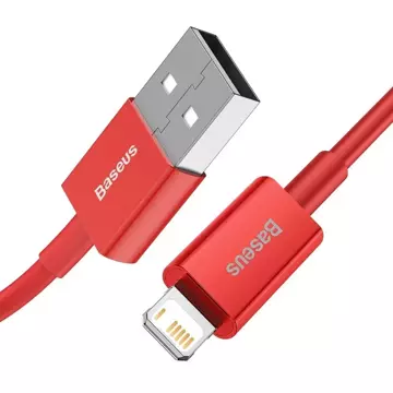 Baseus Superior USB-Kabel - Lightning 2,4 A 1 m rot (CALYS-A09)