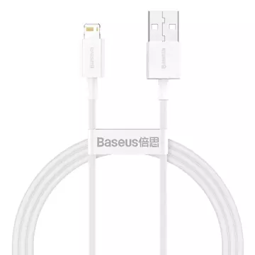 Baseus Superior USB-Kabel - Lightning 2.4A 1 m Weiß (CALYS-A02)