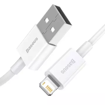 Baseus Superior USB-Kabel - Lightning 2.4A 1 m Weiß (CALYS-A02)