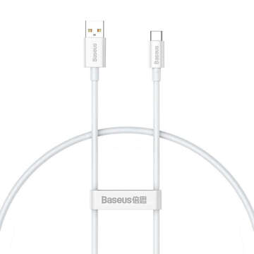 Baseus Superior USB-zu-USB-C-Kabel 100 W 0,25 m (weiß)