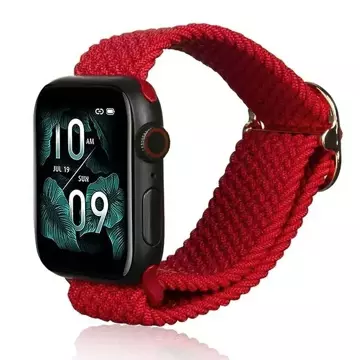 Beline Textil Smartwatch Armband für Apple Watch 42/44/45/49mm Rot/Rot