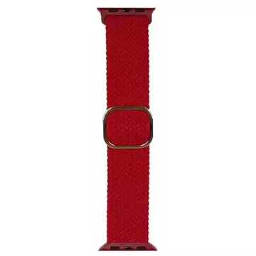 Beline Textil Smartwatch Armband für Apple Watch 42/44/45/49mm Rot/Rot