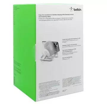 Belkin Induktionsladegerät Lautsprecher 10W weiß/weiß AUF001VFWH