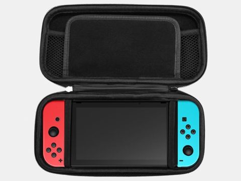 Beutelabdeckung Alogy-Abdeckung für die Nintendo Switch Lite Black 01-Konsole