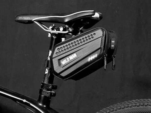 Beuteltasche Fahrradtasche Fahrradhalter Wildman Bag ES7 1.2l Schwarz