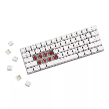 Blitzwolf BW-Mini75 mechanische Tastatur rot sw