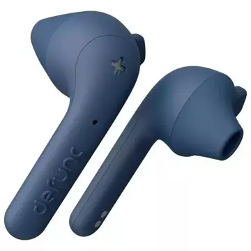 "Bluetooth 5.0 Kopfhörer DeFunc True Basic kabellos blau/blau 71961"