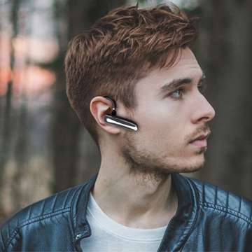 Bluetooth 5.1 Headset für Auto Wireless Kopfhörer für Autofahrer Loud YYK-530 mit PowerBank Ladestation