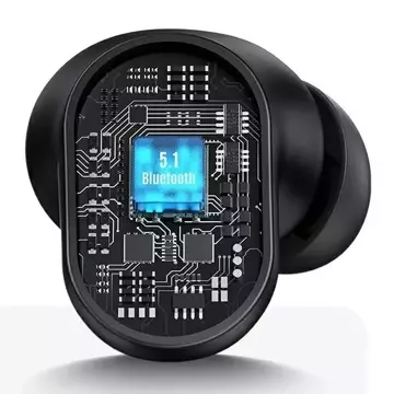 Bluetooth 5.1 Kopfhörer USAMS TWS BH Serie kabellos schwarz/schwarz BHUBH01