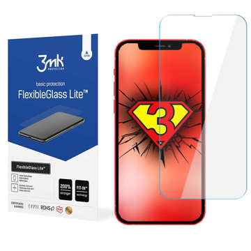 Bruchsicheres 3mk Flexible Glass Lite Hybridglas für Apple iPhone 13 Pro Max