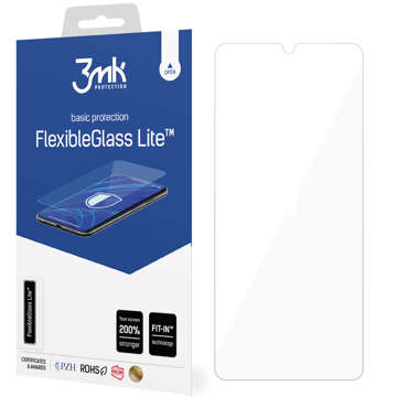 Bruchsicheres 3mk Flexible Glass Lite Hybridglas für Samsung Galaxy A22 4G