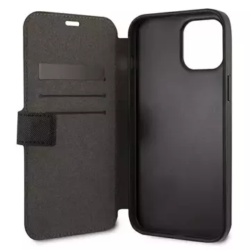 Buch-Handyhülle aus der US Polo-Stickerei-Kollektion iPhone 12/12 Pro 6,1" Schwarz Schwarz