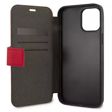 Buch-Handyhülle aus der US Polo-Stickerei-Kollektion iPhone 12/12 Pro 6,1" rot/ed