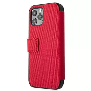 Buch-Handyhülle aus der US Polo-Stickerei-Kollektion iPhone 12/12 Pro 6,1" rot/ed