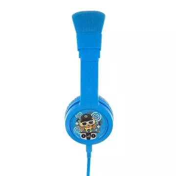 BuddyPhones Explore Plus kabelgebundene Kopfhörer für Kinder (blau)